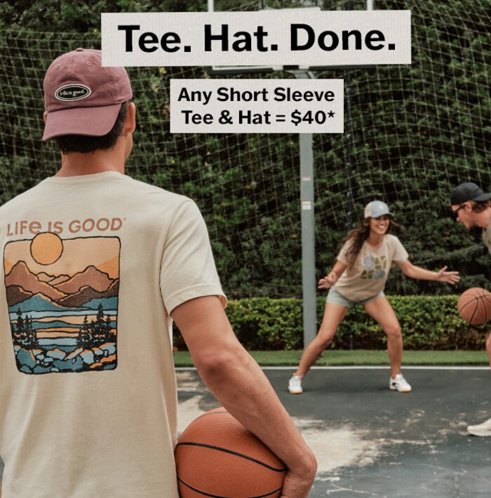Tee and hat offer